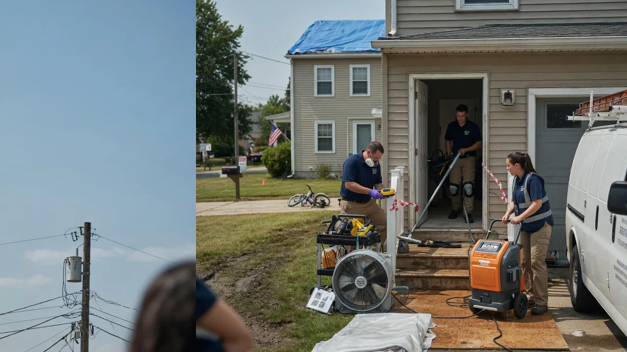 Water Damage Repair in Pollocksville, NC near me